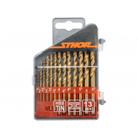 SET BURGHIE PENTRU METAL HSS - TITAN 1,5-6,5MM, 13 BUC