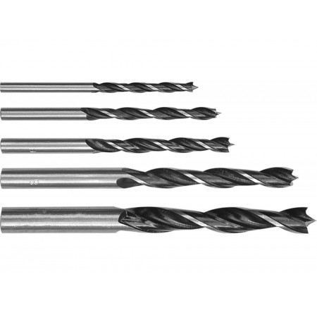 SET BURGHIE PENTRU LEMN 4-10MM, 5 BUC