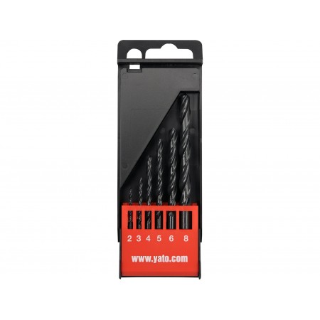 SET BURGHIE METAL HSS, 6 BUC, 2-8MM