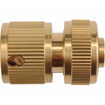 CONECTOR FURTUN CU STOP DIN BRONZ 1/2''