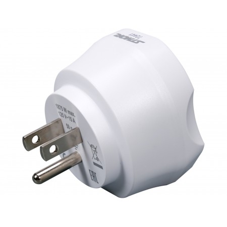 ADAPTOR DE CĂLĂTORIE CU ÎMPĂMÂNTARE, EU - USA
