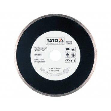 DISC DIAMANTAT 180MM, CERAMICĂ, STICLĂ
