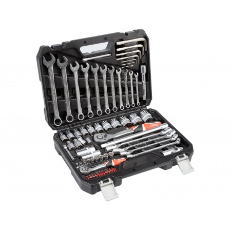 SET DE SCULE 1/4'' ȘI 1/2'', 77 PIESE