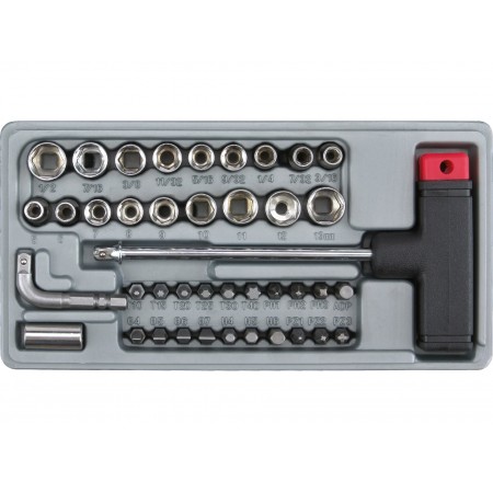 SET ȘURUBELNIȚĂ TIP T - 41 PIESE