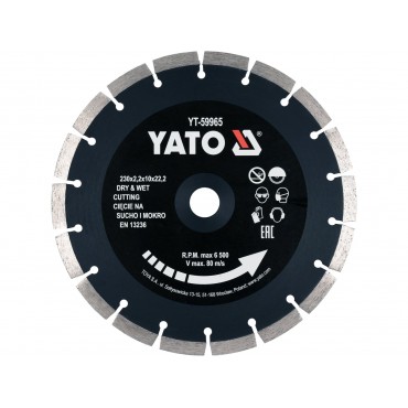 DISC DIAMANTAT SEGMENTAT, 230X22.2X2.2MM