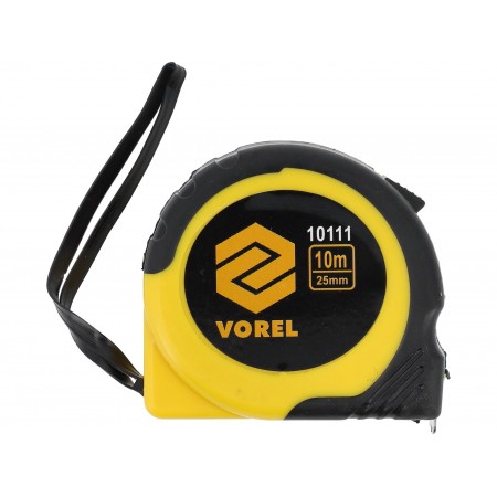 RULETĂ 10MX25MM, GALBEN - NEGRU