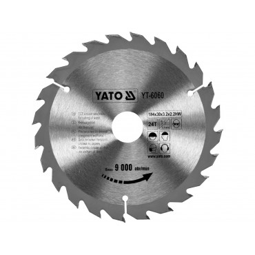DISC CIRCULAR PENTRU LEMN 184X24TX30MM
