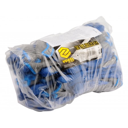 MĂNUȘI CU PROTECȚIE LATEX (12 PERECHI)