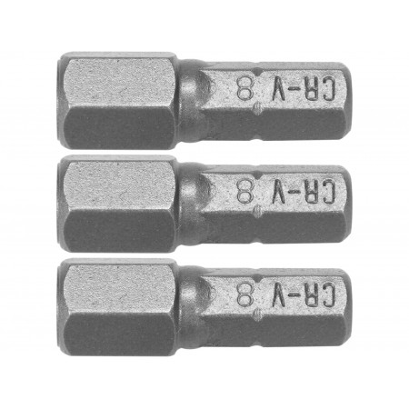 SET 3 BIȚI TORX 1/4'' H8X25MM