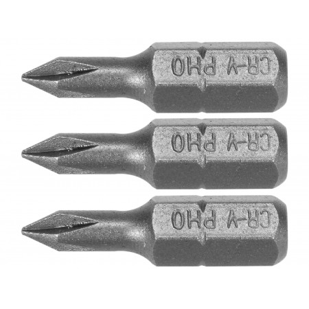 SET 3 BIȚI 1/4'' PH0X25MM