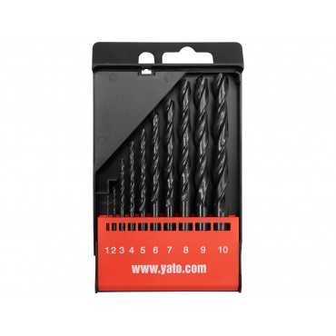 SET BURGHIE METAL HSS, 10 BUC, 1-10MM