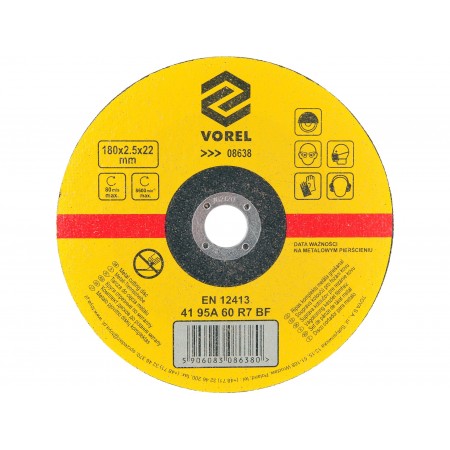 DISC TĂIERE METAL 180X2,5X22MM