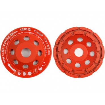 DISC CUPĂ DIAMANTATĂ 125X22MM(SLEFUIRE)