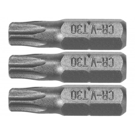 SET 3 BIȚI TORX 1/4'' T30X25MM