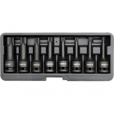 SET 8 CHEI TUBULARE DE IMPACT, TORX 1/2''