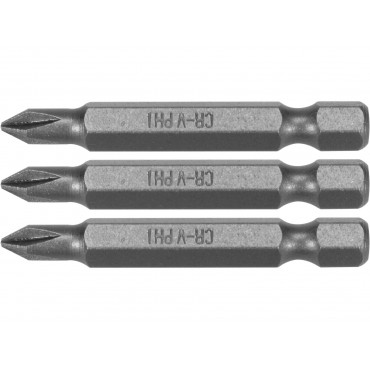 SET 3 BIȚI 1/4'' PH1X50MM