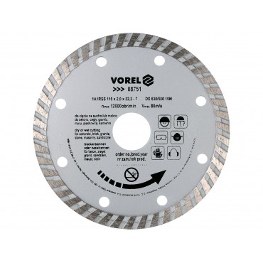 DISC DIAMANTAT TURBO 115MM