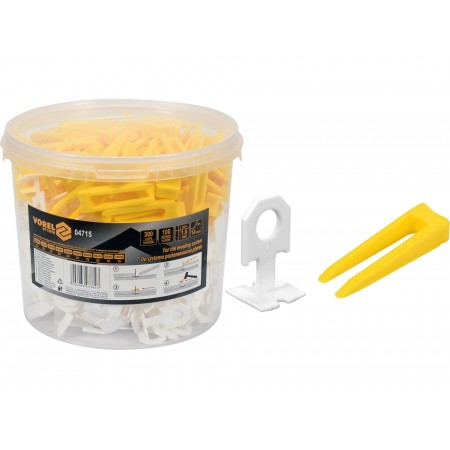 SISTEM PENTRU NIVELAREA PLĂCILOR CERAMICE 1MM, 300+100BUC
