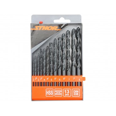 SET BURGHIE PENTRU METAL - HSS 2,0-8,0MM, 13 BUC
