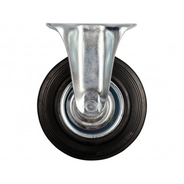 ROATĂ FIXĂ PENTRU CARIUCIOR, CAUCIUC, 200MM