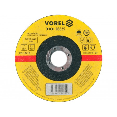 DISC TĂIERE METAL 125X2,5X22MM DISC ABRAZIV  DEBITAT METALE 125X2,5X22