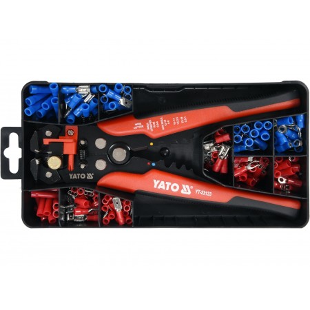 SET CONECTORI IZOLAȚI + CLEȘTE MULTIFUNCȚIONAL, 191 PIESE