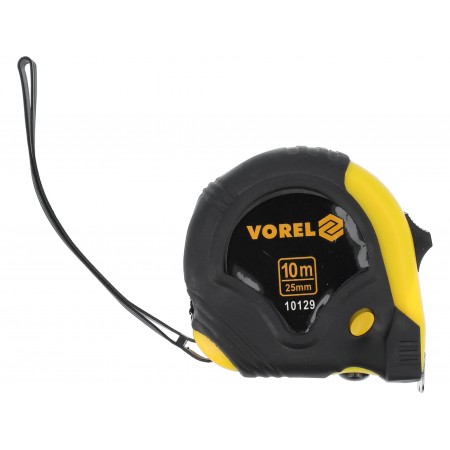 RULETĂ 10MX25MM, ROȘU - NEGRU