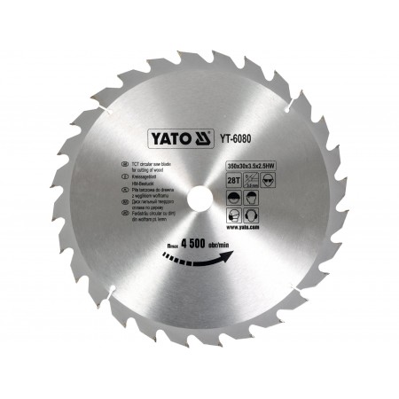 PÂNZĂ FIERĂSTRĂU CIRCULAR PENTRU LEMN 350X28X30MM