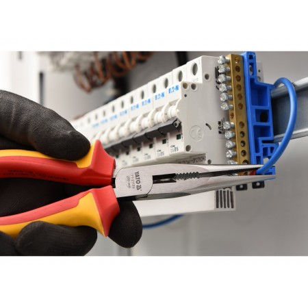 CLEȘTE VÂRF LUNG IZOLAT, 200MM VDE