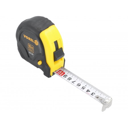 RULETĂ 10MX25MM, ROȘU - NEGRU