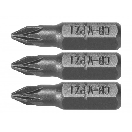 SET 3 BIȚI 1/4'' PZ1X25MM
