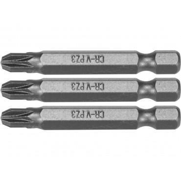 SET 3 BIȚI 1/4'' PZ3X50MM