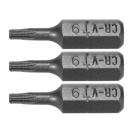 SET 3 BIȚI TORX 1/4'' T9X25MM