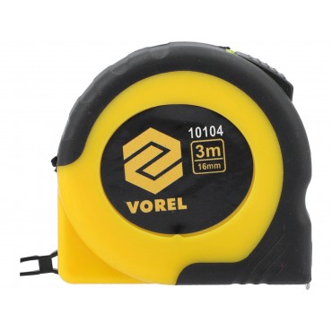 RULETĂ 3MX16MM, GALBEN - NEGRU