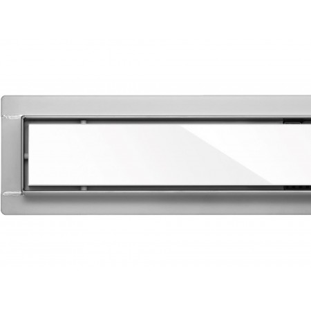 RIGOLĂ DUȘ, STICLĂ ALBĂ 70CM, WET&DRY