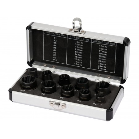 SET EXTRACTOARE ȘURUBURI, 3/8'', 10 BUC