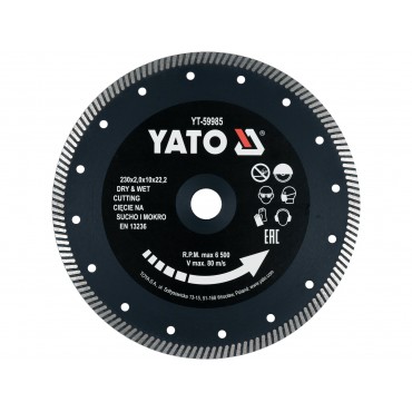 DISC DIAMANTAT, 230X22.2X2MM