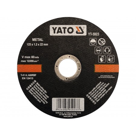 DISC DEBITAT METALE 125X1.2X22MM