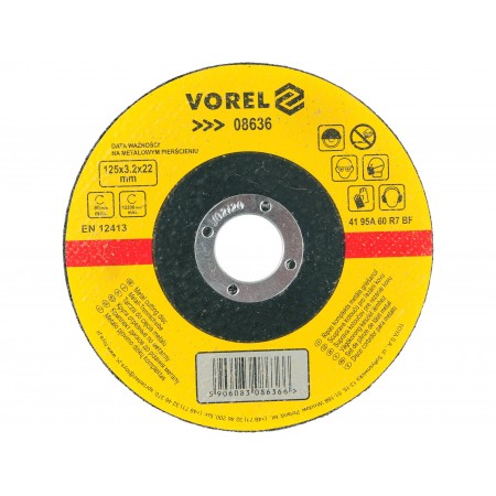 DISC TĂIERE METAL 125X3,2X22MM