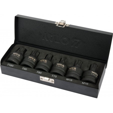 SET BIȚI TORX / SPLINE, 6 BUC, 3/4''