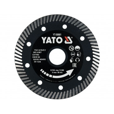 DISC DIAMANTAT, 115X22.2X1.3MM