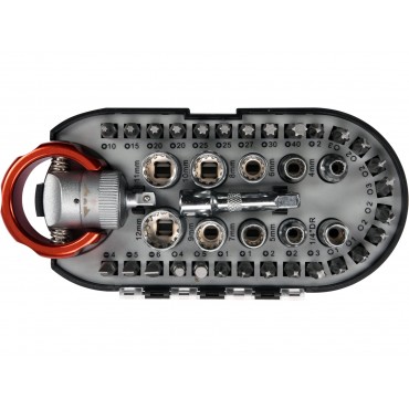 SET TUBULARE ȘI BIȚI, 40 PIESE