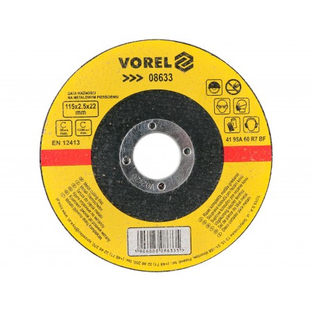 DISC TĂIERE METAL 115X2,5X22MM DISC ABRAZIV  DEBITAT METALE 115X2,5X22