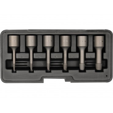 SET EXTRACTOARE ȘURUBURI 6 BUC, 3/8''