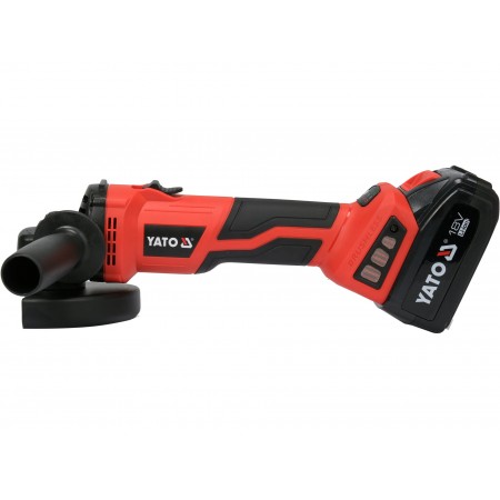 ANGLE GRINDER WITH 2 BATTERIES AND CHARGER 18V 125MM (3000-8500RPM; 2*4,0AH)