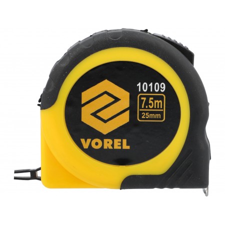 RULETĂ 7,5MX25MM, GALBEN - NEGRU